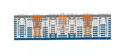2-ком. квартира, 54,9 м²  2-я Киевская улица