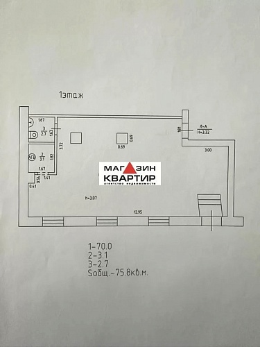 Аренда ПСН на первой линии 76 кв.м.