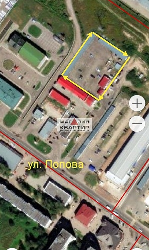 Аренда автостоянки 3400 кв.м. на ул. Попова