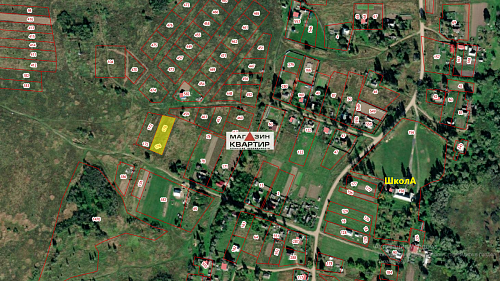 Участок площадью 19 соток в Смоленском районе, пос. Ольша