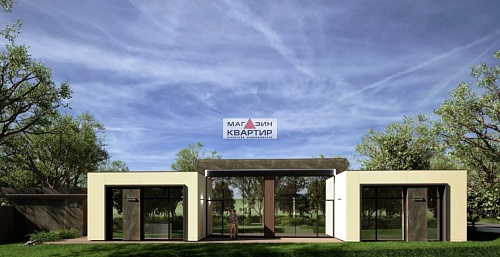 Современный 1-этажный коттедж в СНТ Железнодорожник