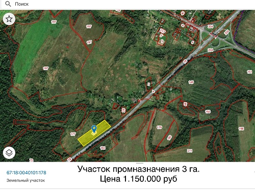 Участок на а\l Москва-Минск