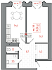 Продается однокомнатная квартира в новостройке, площадью 49,7м².