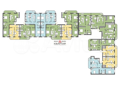 2-к. квартира, 83,1 м², 2/10 эт. с индивид. отоплением
