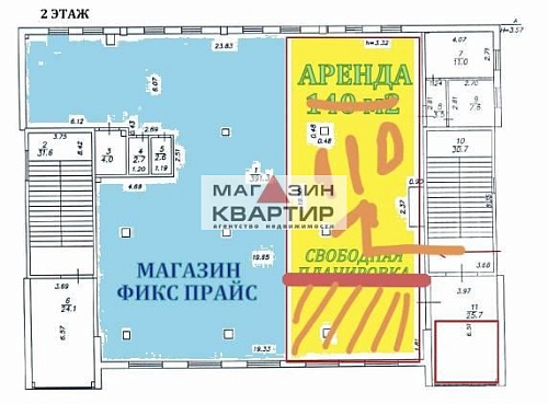 Аренда в ТЦ Бриг