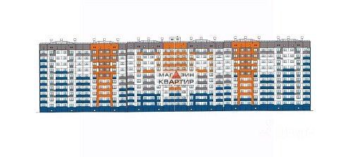 1-ком. квартира, 39,3 м² 2- я Киевская улица