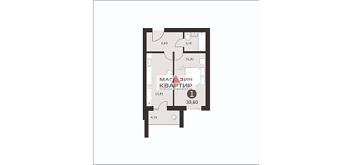 1 комнатная квартира Одинцово