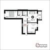 2-ком. квартира, 69,73 м² Ипподромный пр-д