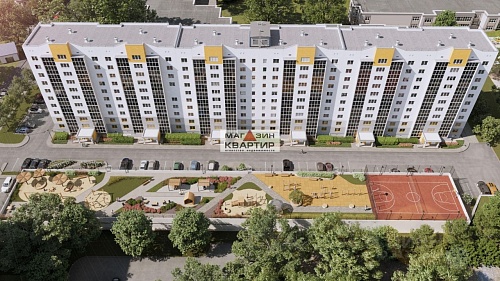 2-ком. квартира, 54,9 м²  2-я Киевская улица