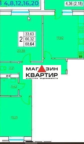 2-ком., Заднепровский район.